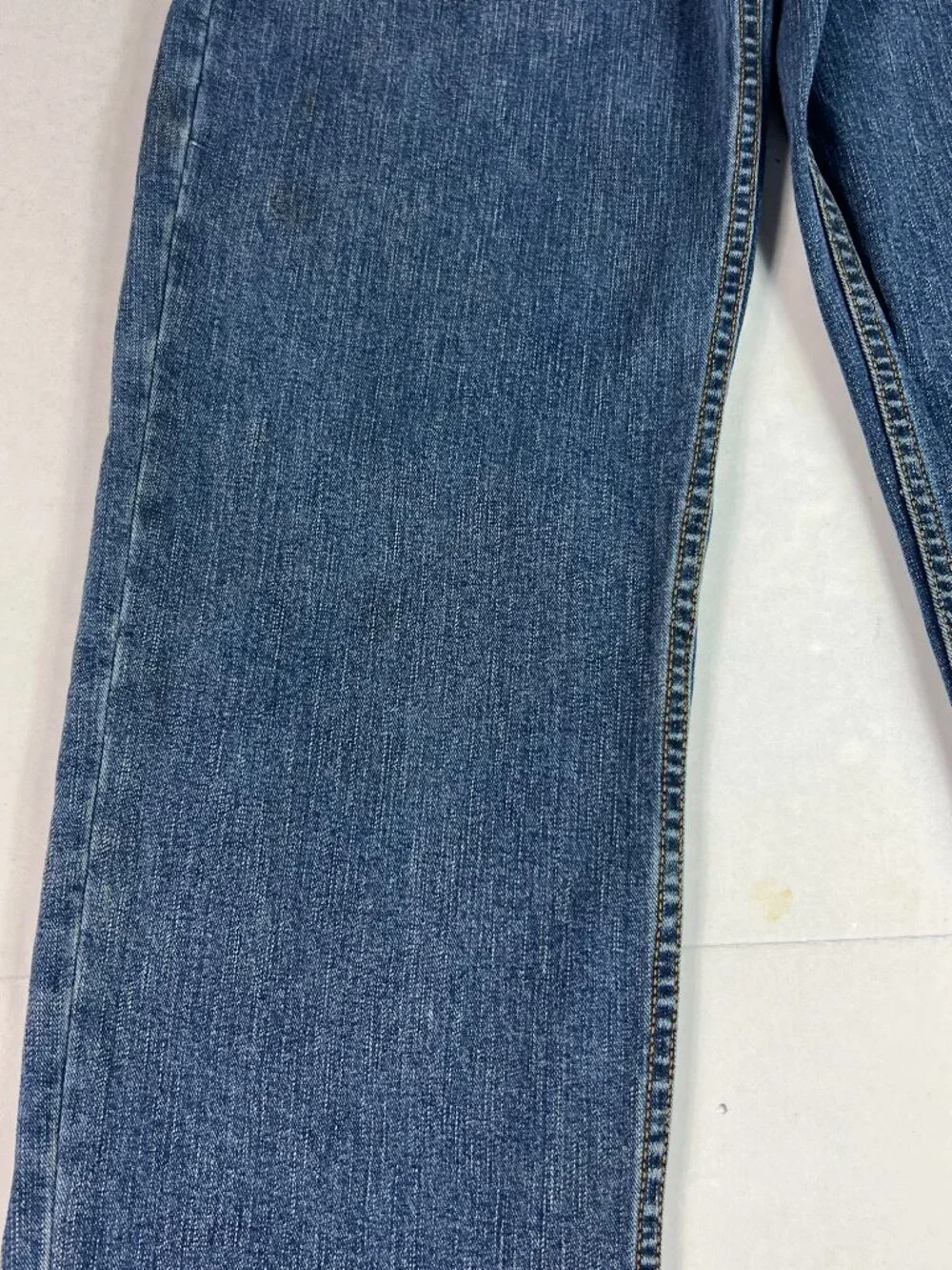 VTG Rockies Jeans Junior's 27x35* Mid Rise Relaxed Straight Blue Denim Tag 5 XL